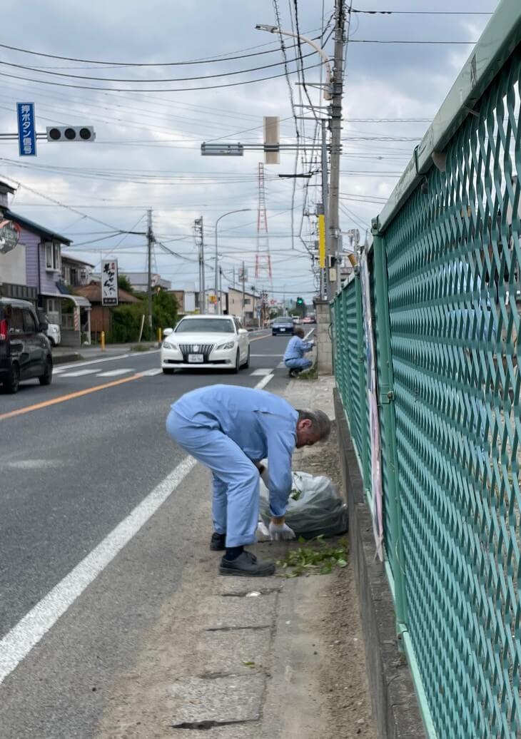 清掃活動の様子